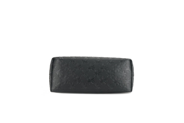 Shoulder Bag Edith Tiare Embossed Black