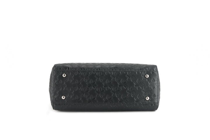 Tote Elizabeth Tiare Embossed Black