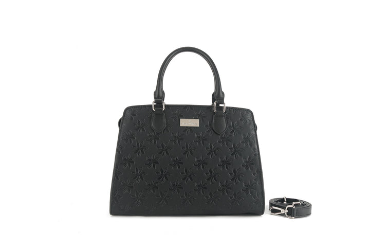 Satchel Gigi Tiare Embossed Black