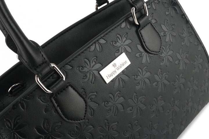 Satchel Gigi Tiare Embossed Black
