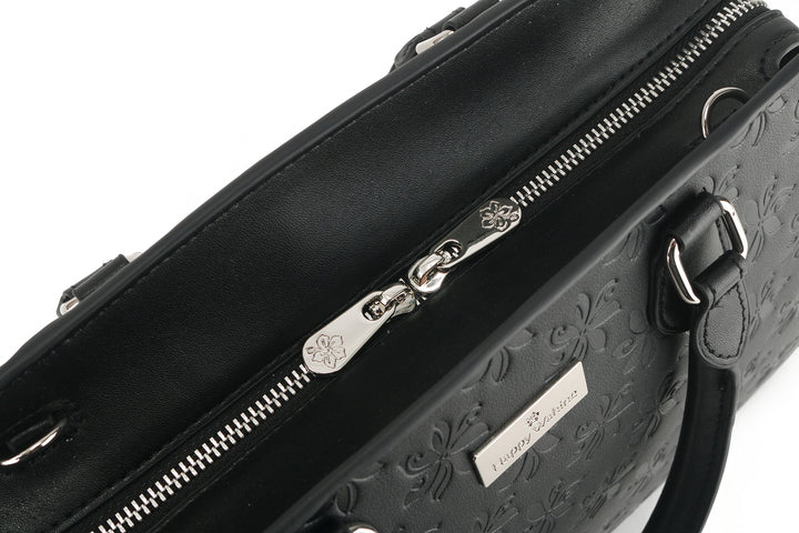 Satchel Gigi Tiare Embossed Black