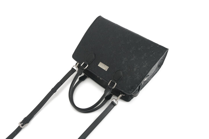Satchel Gigi Tiare Embossed Black