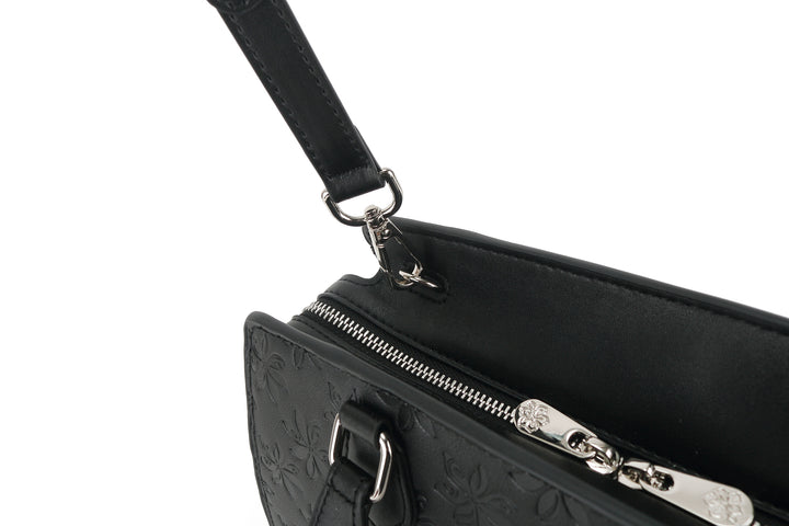 Satchel Gigi Tiare Embossed Black