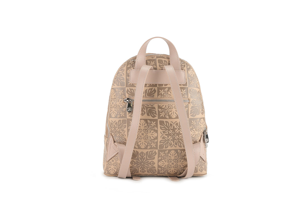 Backpack Tiffany Quilt Embossed Beige