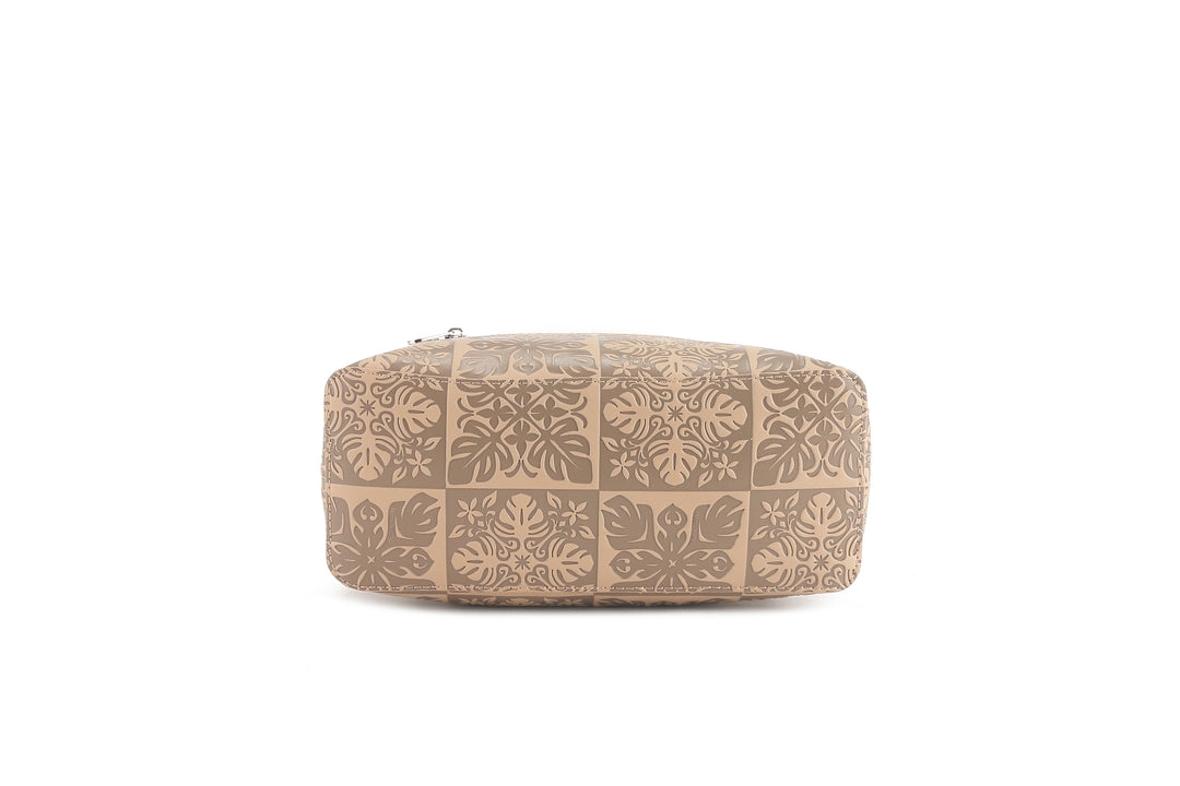 Backpack Tiffany Quilt Embossed Beige