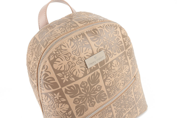 Backpack Tiffany Quilt Embossed Beige