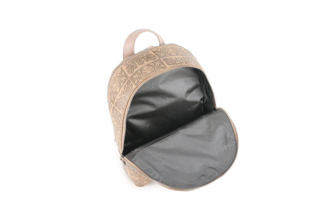 Backpack Tiffany Quilt Embossed Beige