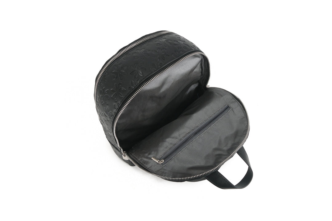 Backpack Tiffany Tiare Embossed Black