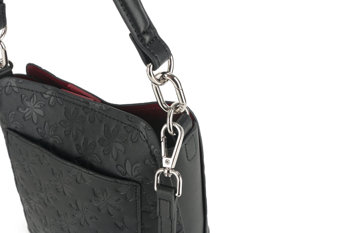 Crossbody Abby Tiare Embossed Black