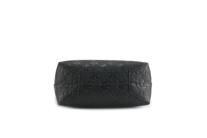 Reversible Tote Nancy Small Tiare Embossed Black
