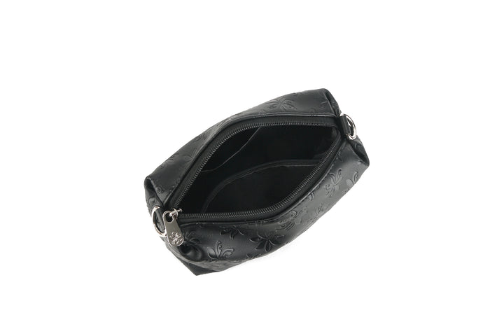 Reversible Tote Nancy Small Tiare Embossed Black
