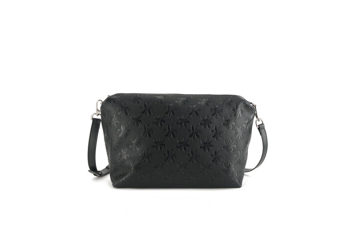 Reversible Tote Nancy Large Tiare Embossed Black