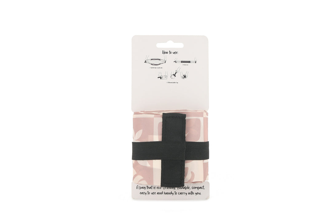 Foldable Bag Jazmine Quilt Beige