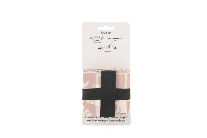 Foldable Bag Jazmine Quilt Beige