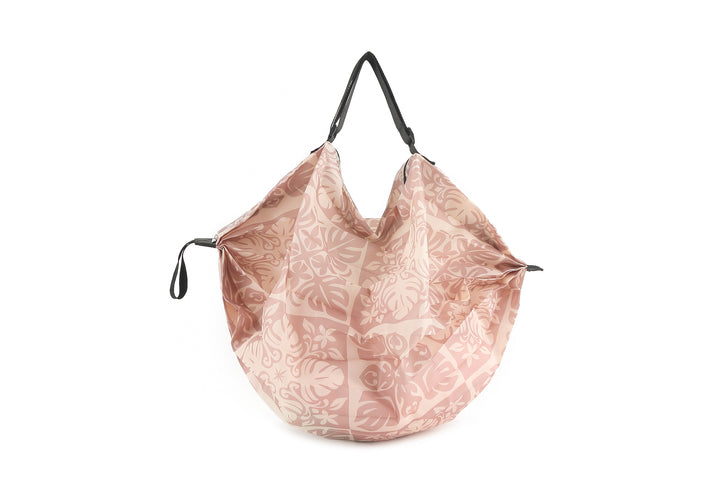 Foldable Bag Jazmine Quilt Beige