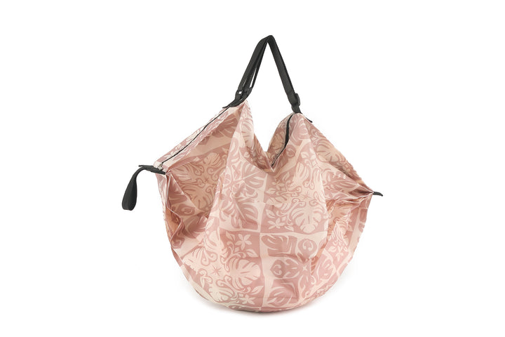 Foldable Bag Jazmine Quilt Beige