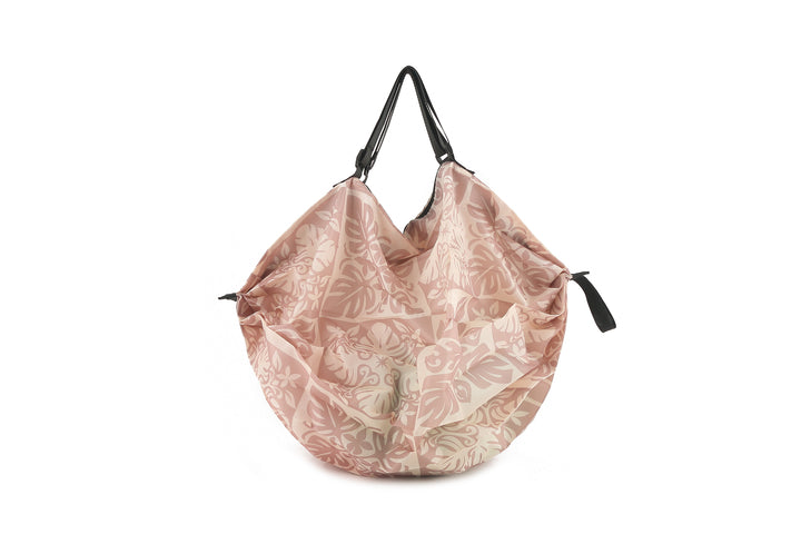 Foldable Bag Jazmine Quilt Beige