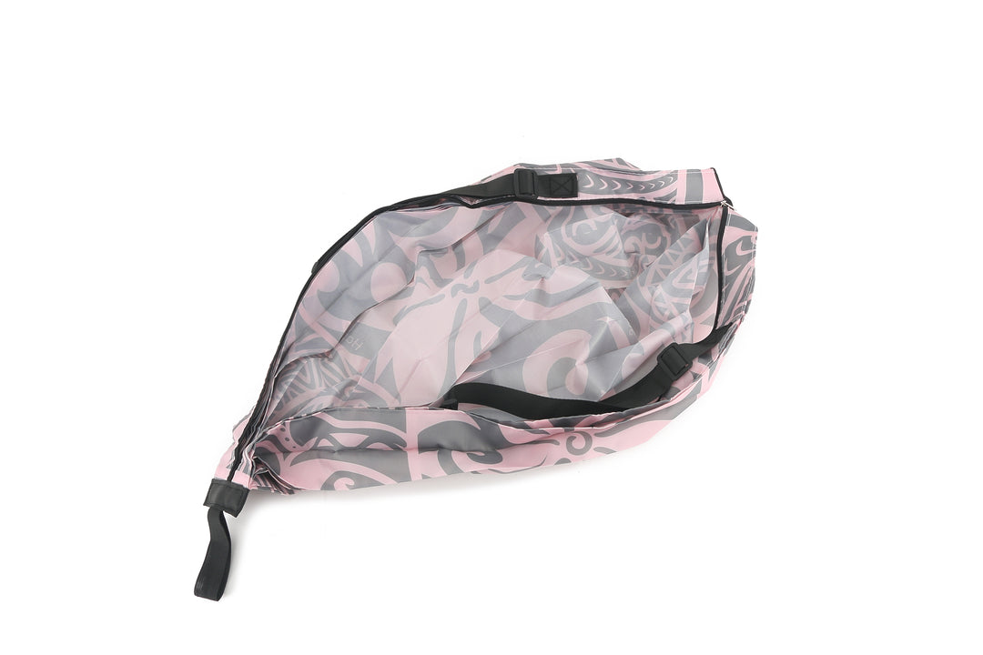 Foldable Bag Jazmine Tapa Tiare Grey