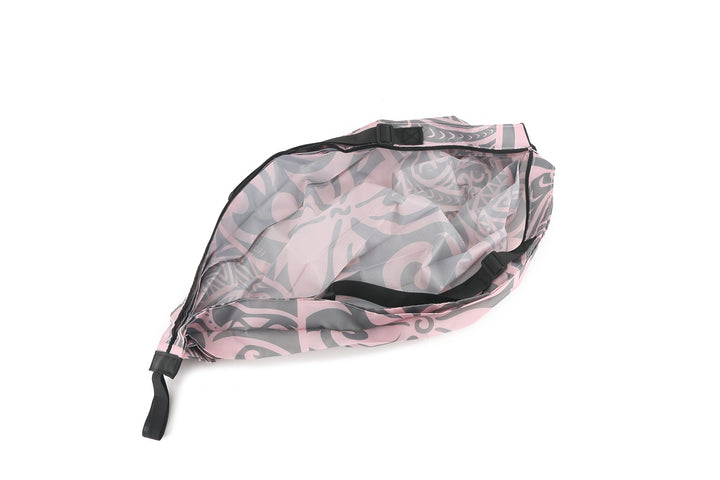 Foldable Bag Jazmine Tapa Tiare Grey