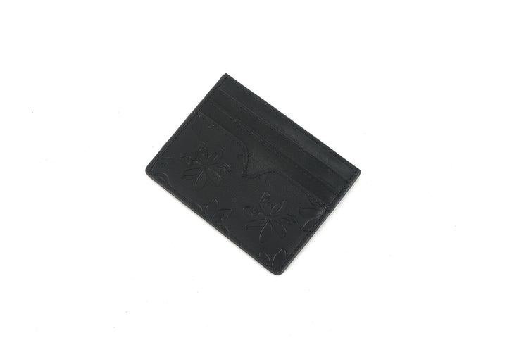 Card Case Meilany Tiare Embossed Black