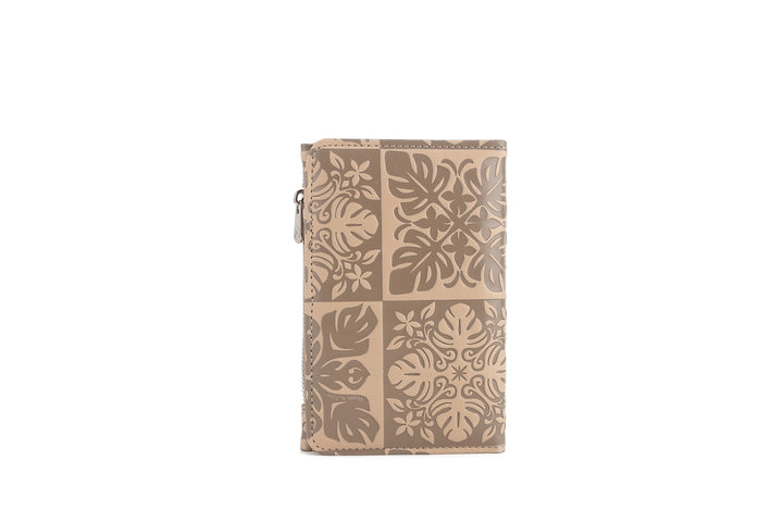 Wallet Joanne Quilt Embossed Beige