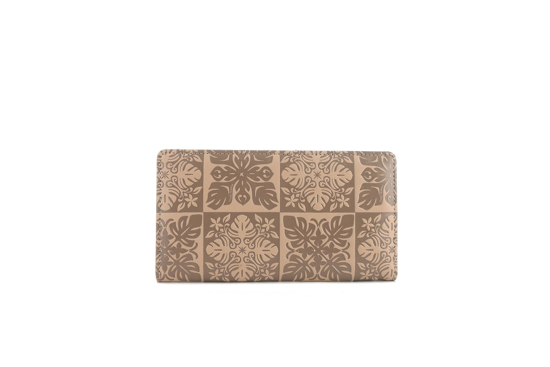 Wallet Teyla Quilt Embossed Beige