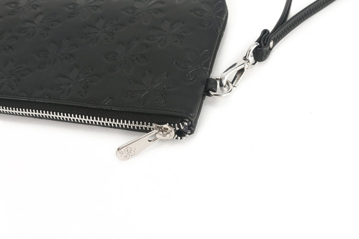Wristlet Melody Tiare Embossed Black