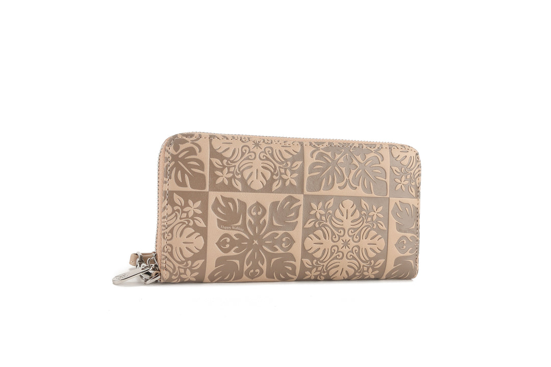 Wallet Kaylee Quilt Embossed Beige