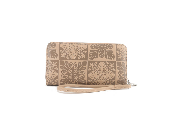 Wallet Kaylee Quilt Embossed Beige