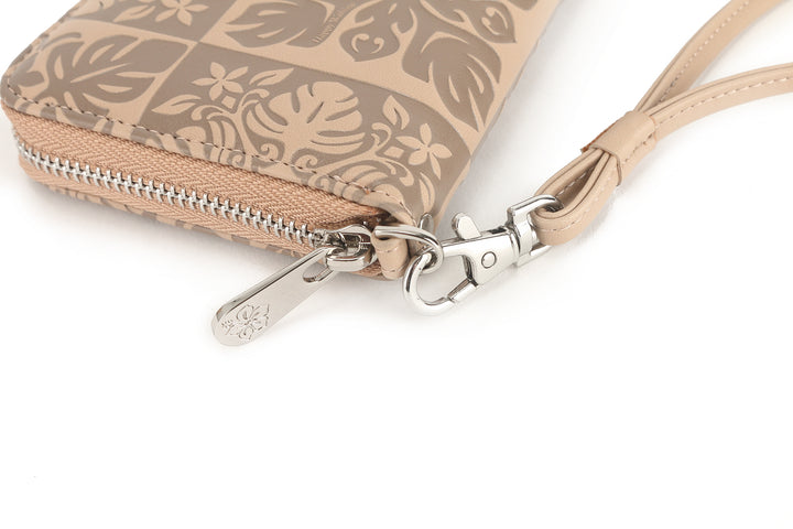 Wallet Kaylee Quilt Embossed Beige