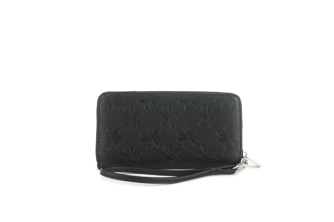 Wallet Kaylee Tiare Embossed Black