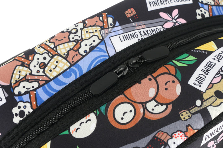 Gym Bag Local Snacks Black