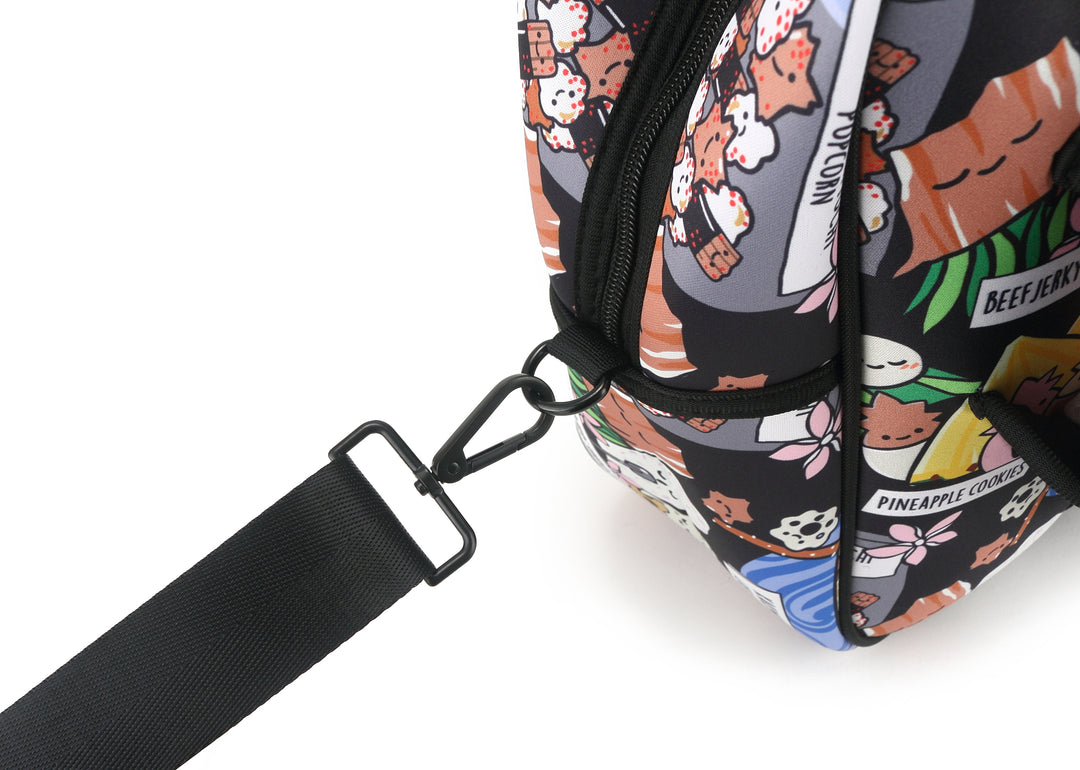 Pickle Ball Bag Local Snacks Black