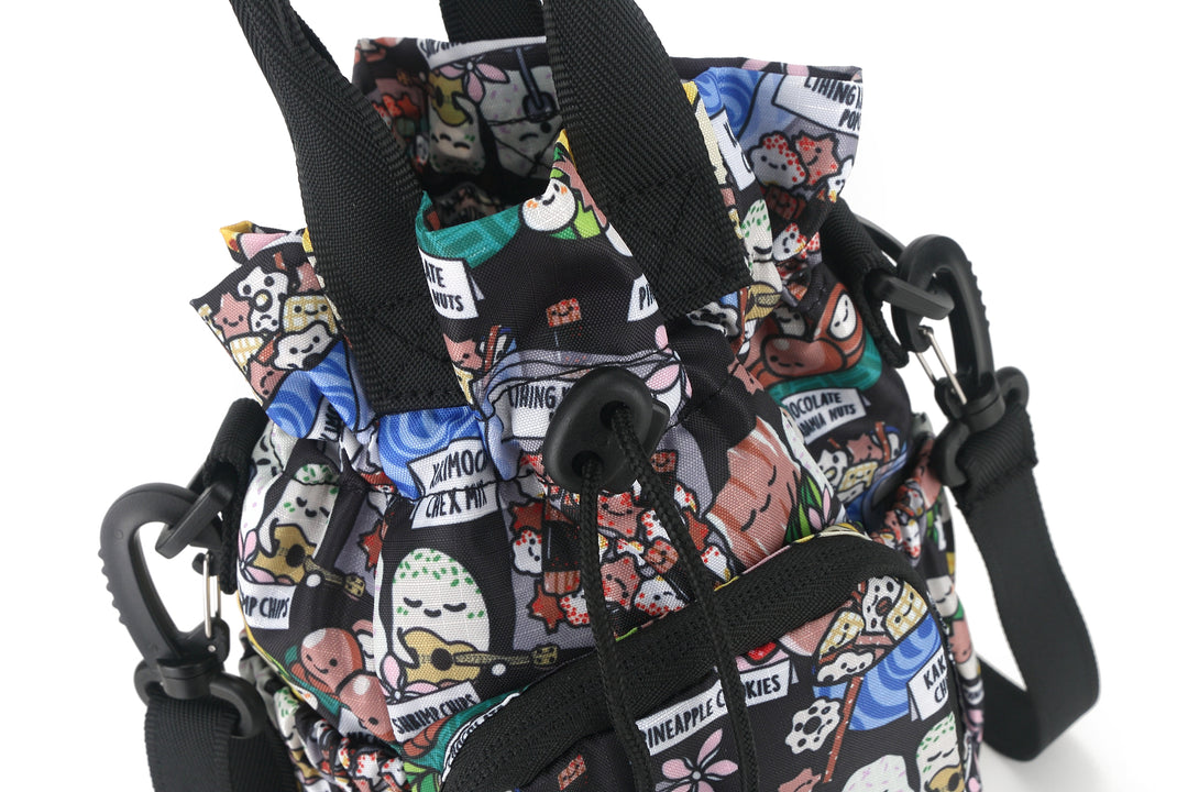 Water Bottle Holder Jannete Local Snacks Black