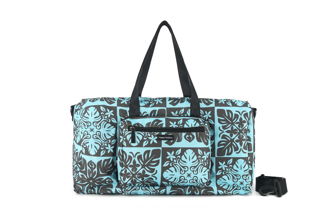 Duffle Bag Stephanie Quilt Blue
