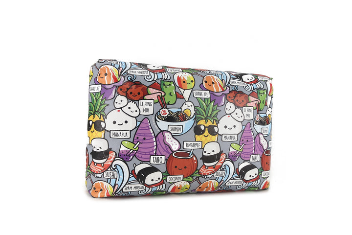 Wai Wai Pouch Large Craving Hawaii Grey
