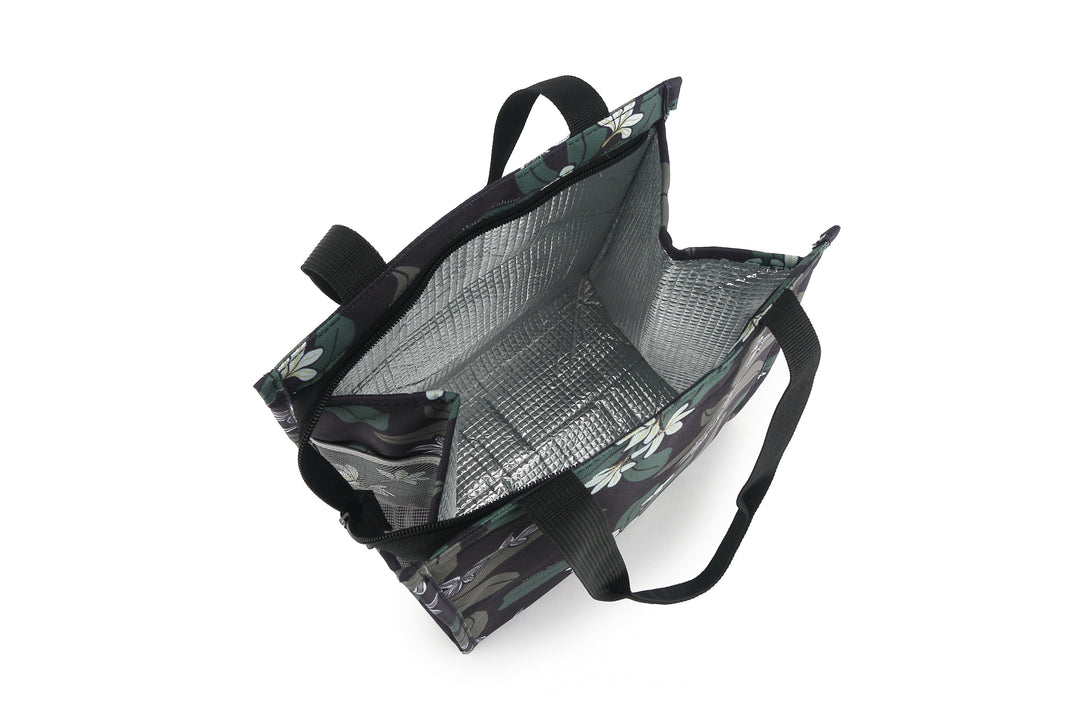 Lunch Tote Insulated Small Naupaka Grey
