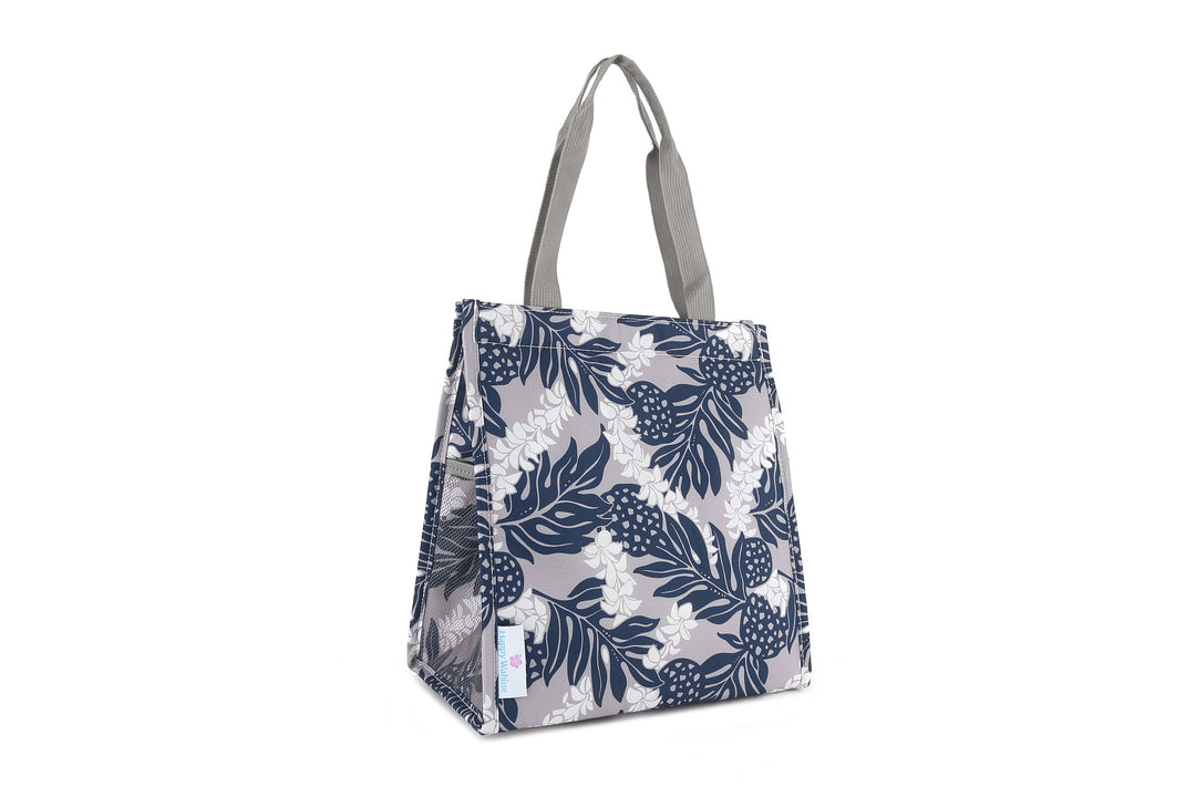 Lunch Tote Insulated Small Ulu Lei Blue