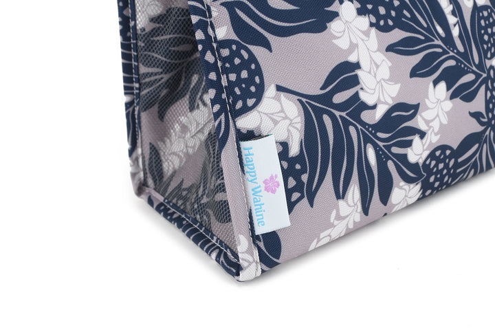 Lunch Tote Insulated Small Ulu Lei Blue