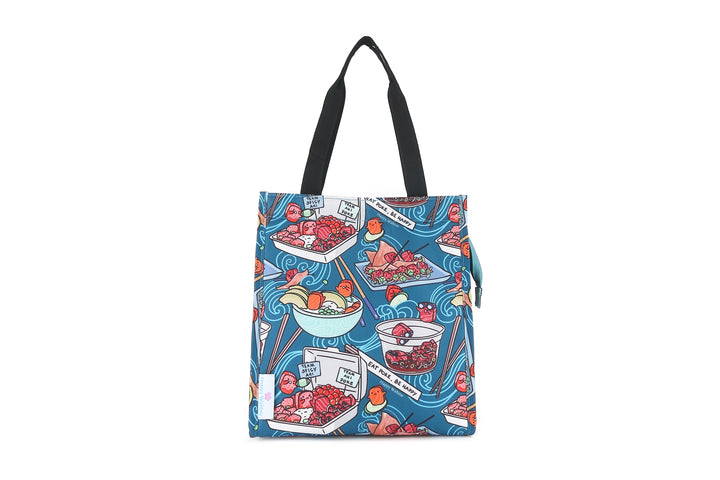 Lunch Tote Insulated Small Poke Competition Blue
