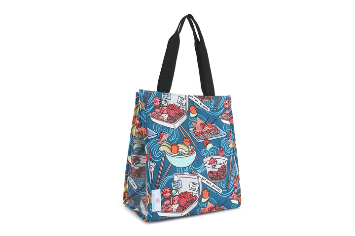 Lunch Tote Insulated Small Poke Competition Blue