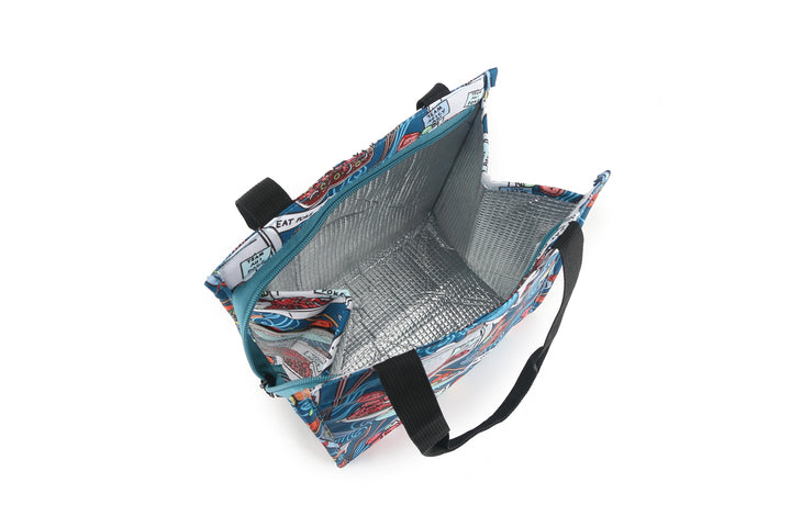 Lunch Tote Insulated Small Poke Competition Blue