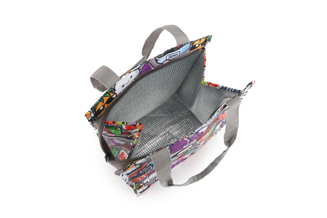 Lunch Tote Insulated Small Craving Hawaii Grey