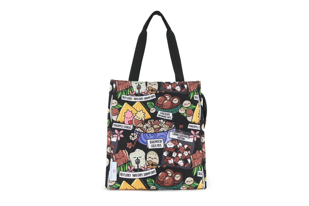Lunch Tote Insulated Small Local Snacks Black