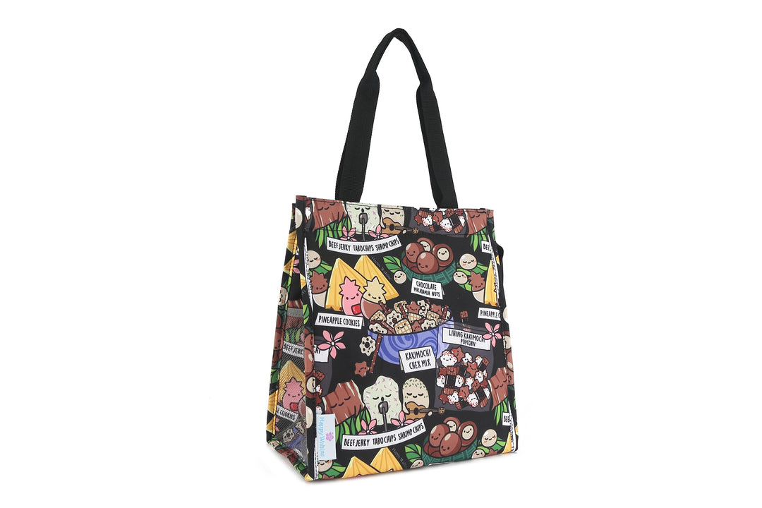 Lunch Tote Insulated Small Local Snacks Black