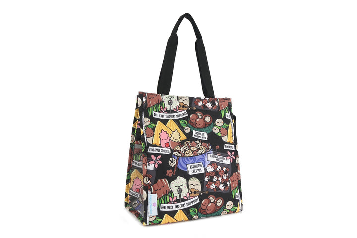 Lunch Tote Insulated Small Local Snacks Black
