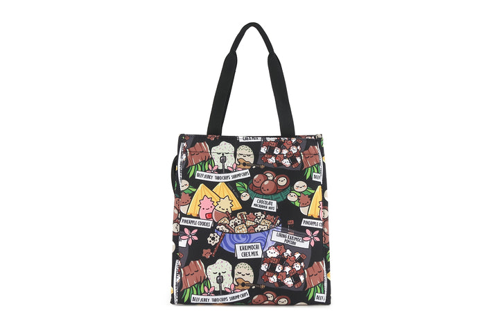 Lunch Tote Insulated Small Local Snacks Black