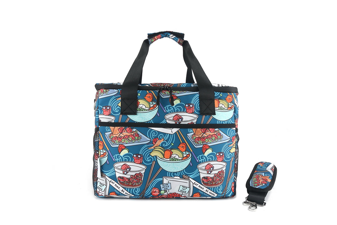 Cooler Tote Large Poke Competition Blue