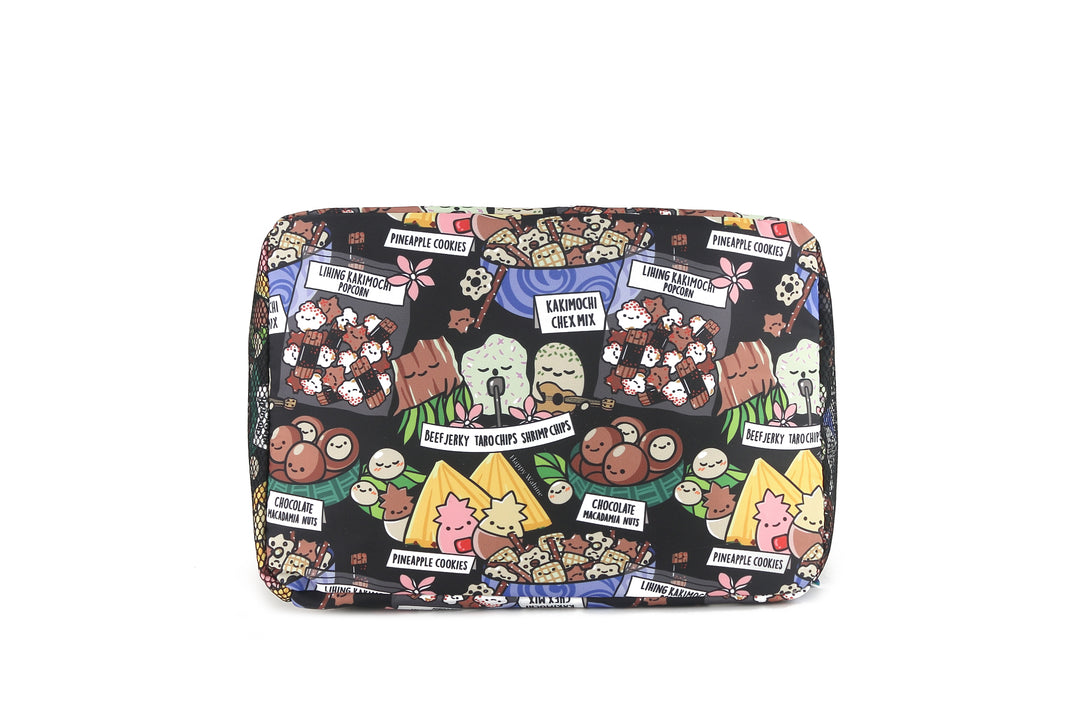 Cooler Tote Large Local Snacks Black