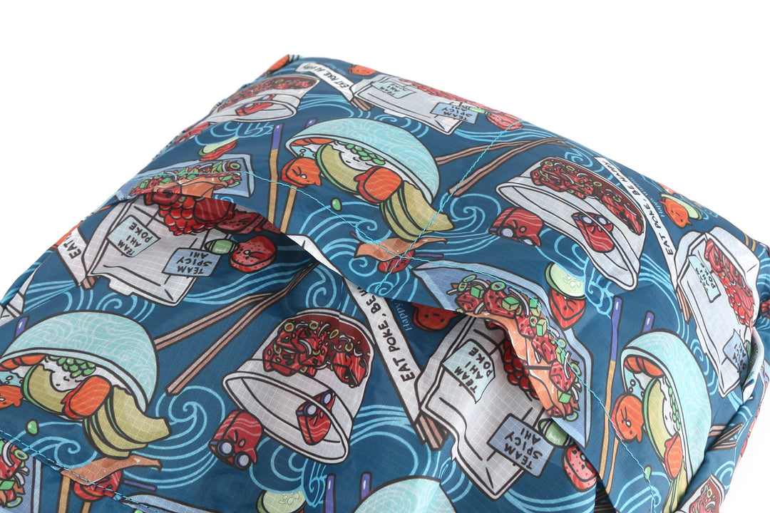 Foldable Bag Jacqueline Poke Competition Blue